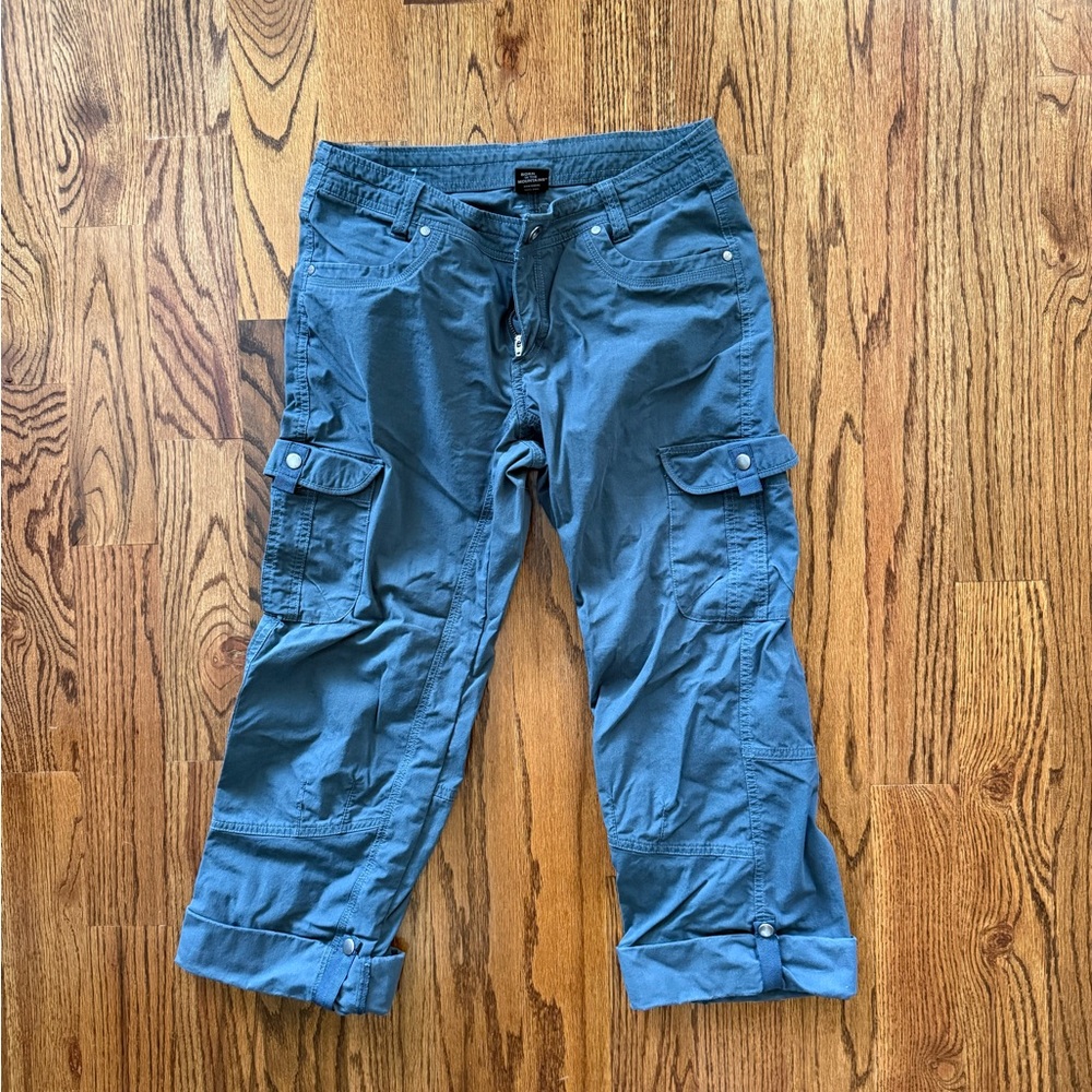 Kohl Splash Roll-up Pants. Size 8 Blue/Gray color